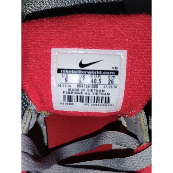 NIKE Air Max Muse 654729 Silver Red White Womens Athletic Shoes Size 9 - Picture 5 of 12